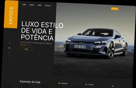 Exotics - Car Rental Template